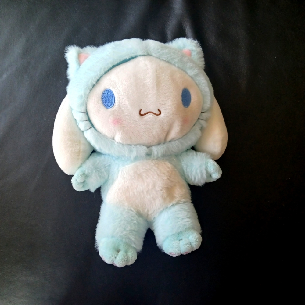 Cinnamoroll baby blue cat costume plush